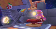 Toadette mischt kräftig mit in Captain Toad: Treasure Tracker