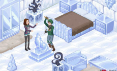 Weihnachtliche Festtagsstimmung im The Sims Social Winter Wonderland