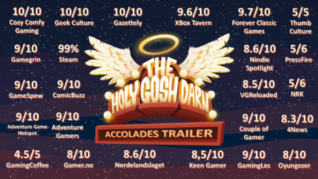 Critics praise The Holy Gosh Darn to the heavens in new trailerNews  |  DLH.NET The Gaming People