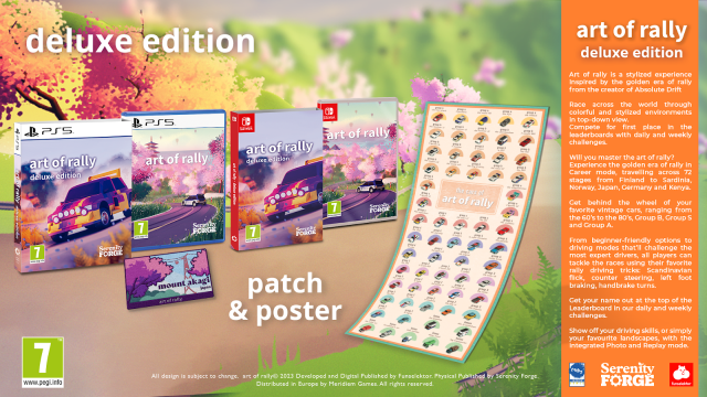 Special Boxed art of rally Deluxe Edition Now Available for Nintendo Switch and PlayStation 5News  |  DLH.NET The Gaming People