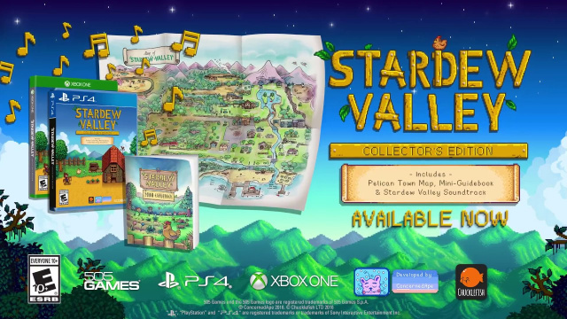 Stardew Valley Collector's Edition Now Out for PS4 and Xbox OneVideo Game News Online, Gaming News