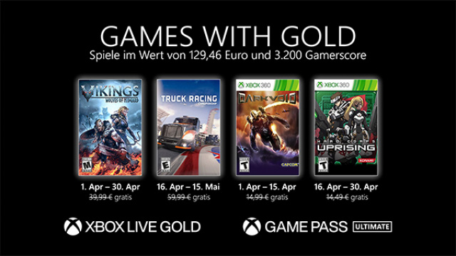 Games with Gold: Diese Spiele gibt es im April 2021 gratisNews  |  DLH.NET The Gaming People