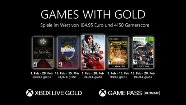 Games with Gold: Diese Spiele gibt es im Februar gratisNews  |  DLH.NET The Gaming People