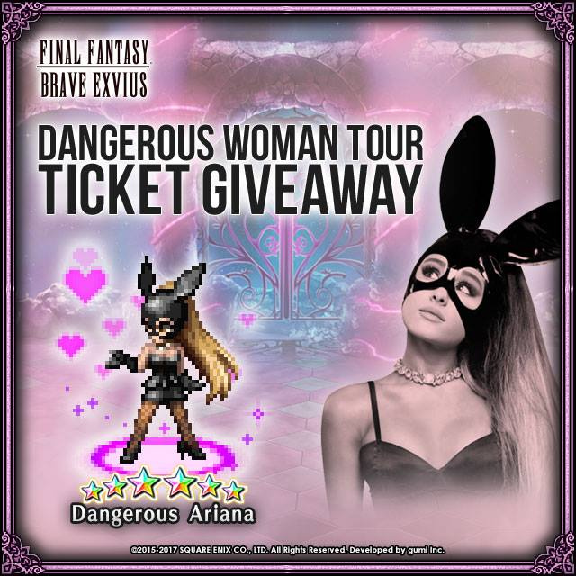 Ariana Grande Returns to Final Fantasy Brave ExviusVideo Game News Online, Gaming News