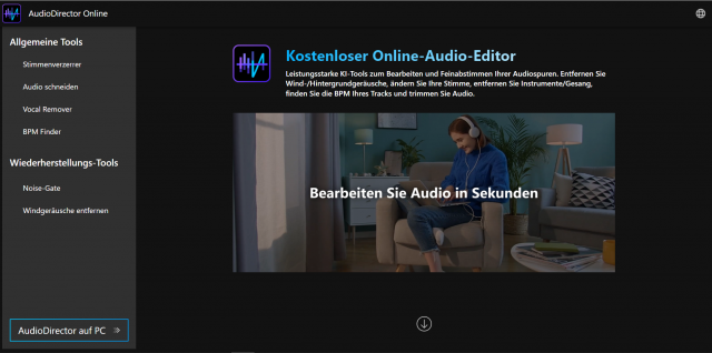 CyberLink stellt kostenlosen Editor AudioDirector Online vorNews  |  DLH.NET The Gaming People