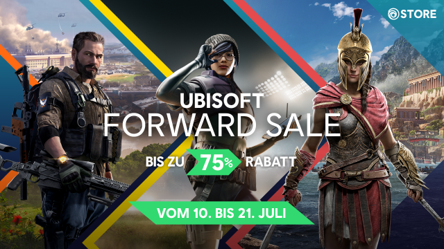 UBISOFT FORWARD SALE MIT BIS ZU 75 PROZENT RABATTNews  |  DLH.NET The Gaming People