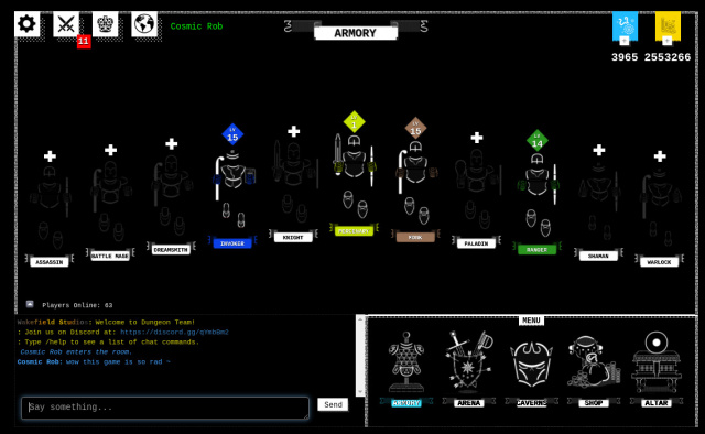 ASCII turn-based tactic team builder Dungeon Team is now live on KickstarterNews  |  DLH.NET The Gaming People