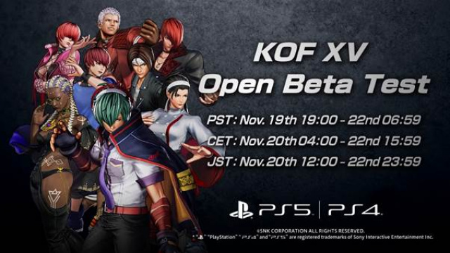 THE KING OF FIGHTERS XV  Open-Beta-Phase startet im November exklusiv auf PS4 und PS5News  |  DLH.NET The Gaming People