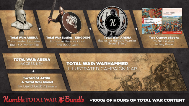 TOTAL WAR - Humble-Bundle mit unfassbaren Ausmaßen, exklusiven Inhalten und absurden RabattenNews - Spiele-News  |  DLH.NET The Gaming People