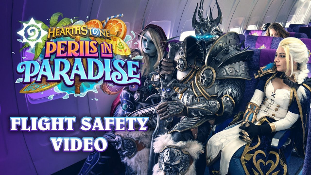 Hearthstone: Marin Air In-Flight Safety Video für Gefahren im ParadiesNews  |  DLH.NET The Gaming People