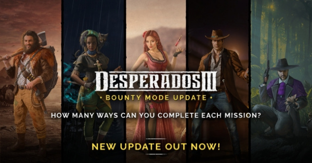 Desperados III bekommt Bounty Mode und 