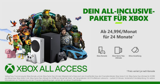 Xbox All Access kommt im November nach DeutschlandNews  |  DLH.NET The Gaming People