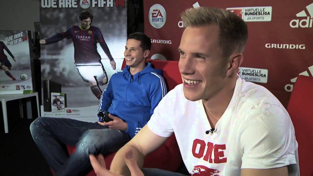 FIFA 14: Rote Karte nach zwei Minuten: Marc André ter Stegen und Julian Draxler liefern sich spannendes Duell an der Xbox OneNews - Spiele-News  |  DLH.NET The Gaming People