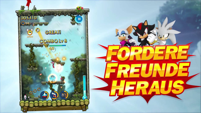 SEGA veröffentlicht Sonic Jump Fever für iPhone, iPad, iPod touch und AndroidNews - Spiele-News  |  DLH.NET The Gaming People