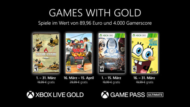 Games with Gold: Diese Spiele gibt es im März gratisNews  |  DLH.NET The Gaming People