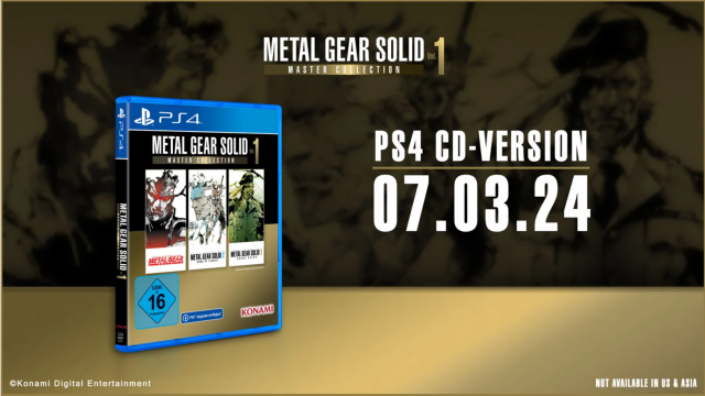  Physische PlayStation®4-Version der METAL GEAR SOLID: MASTER COLLECTION Vol.1 erscheint am 7. März 2024News  |  DLH.NET The Gaming People