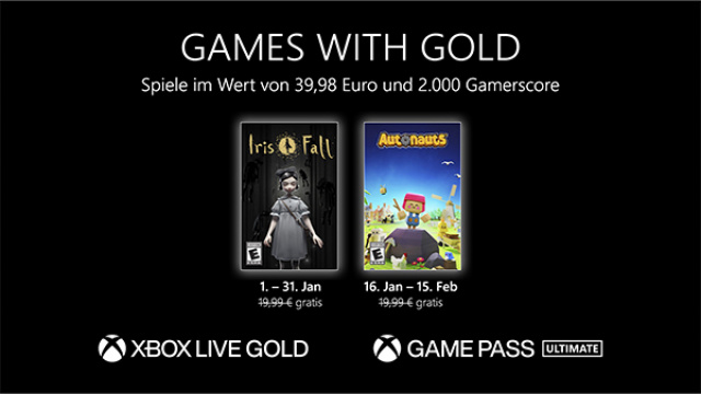 Games with Gold: Diese Spiele gibt es im Januar gratisNews  |  DLH.NET The Gaming People