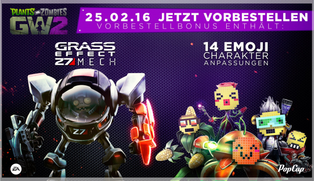 Zombiehaftes Frühlingserwachen: Plants vs. Zombies Garden Warfare 2 erscheint im Februar 2016News - Spiele-News  |  DLH.NET The Gaming People